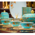 ‌Jingdezhen Underglaze Color Porcelain Dinnerware Set (48-Piece)